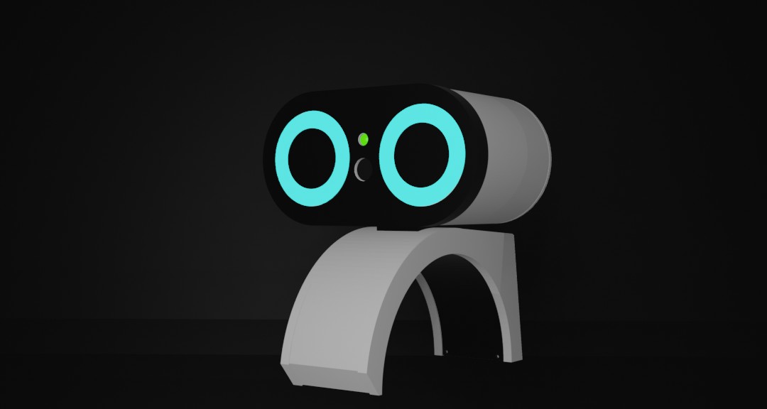A.R.A. AI Companion Robot by TECPROT - Front View